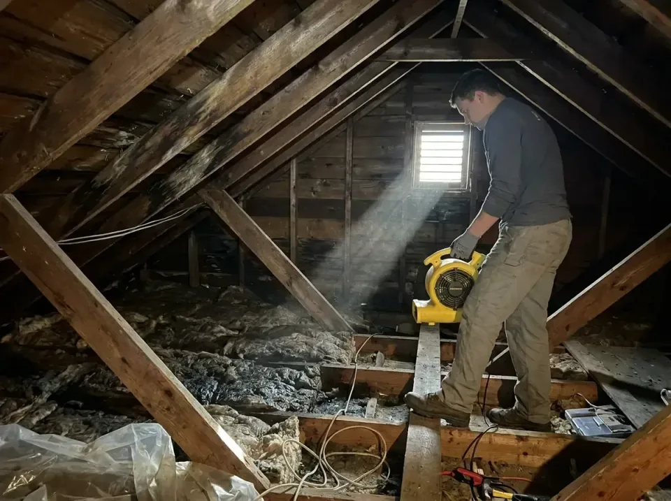 attic-water-damage-drying-proc-007 — frequently asked questions, Emergency Water Extraction & 24/7 Flood Response in Stayton…